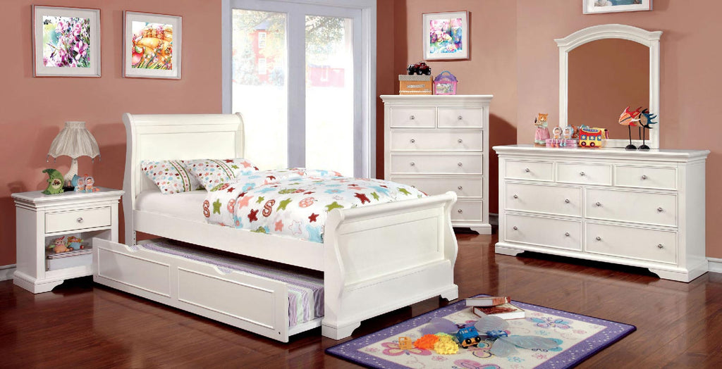 White Slay Bed Frame