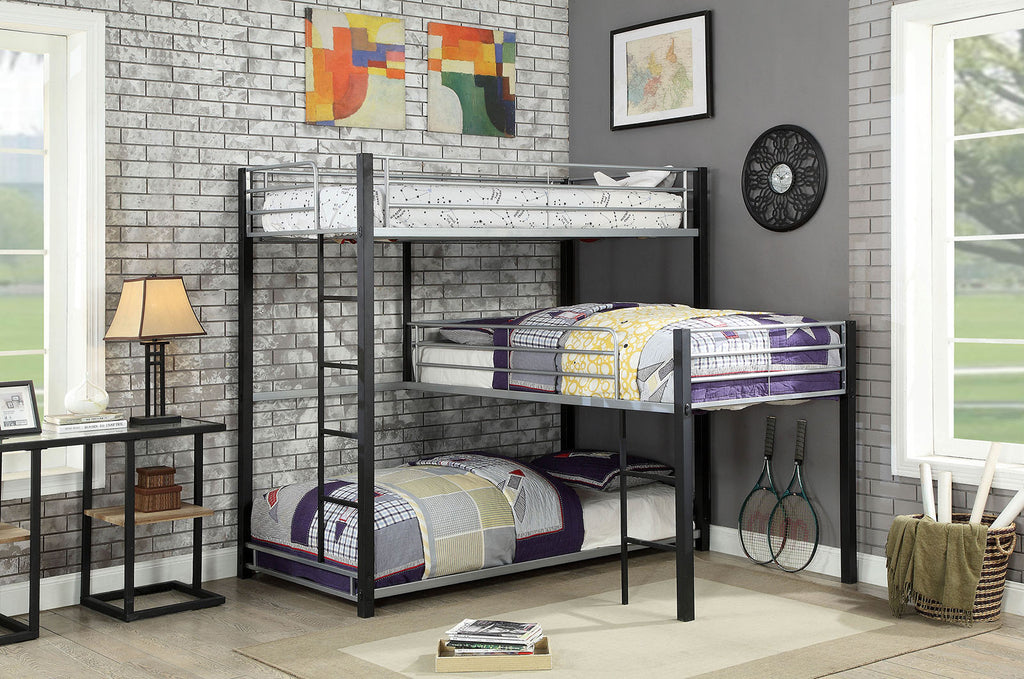 Aubrey Twin Triple Decker Bed