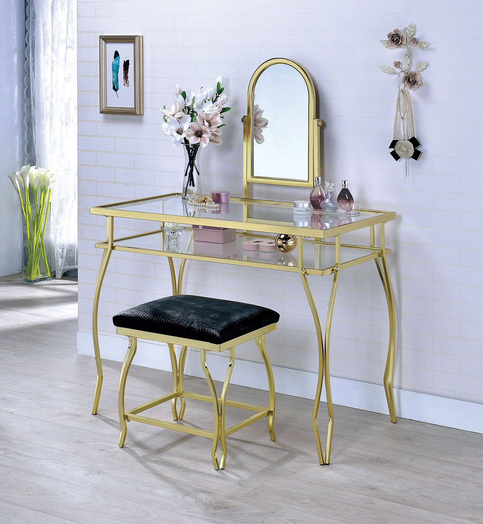 Kerrville Vanity Table With Stool