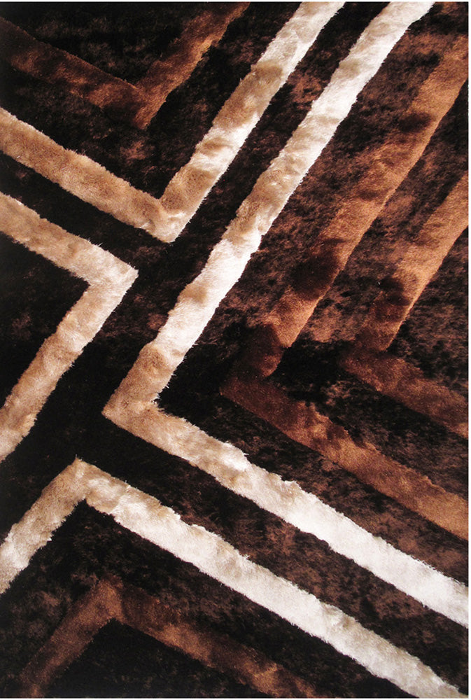 Brown and Biege Area Rug