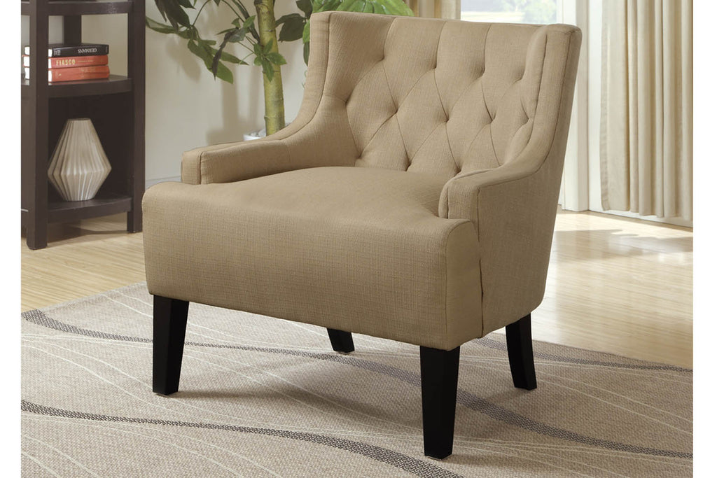 Upholstered Stone Accent Chair