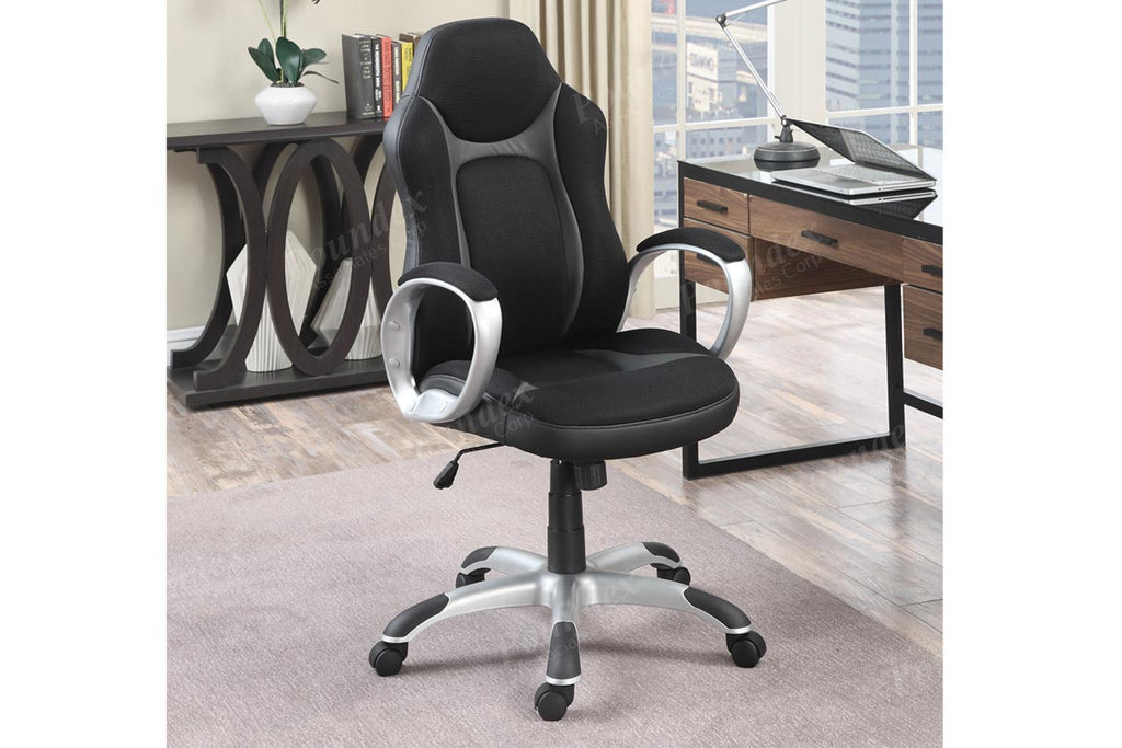 Black and Grey Retro Office Chair