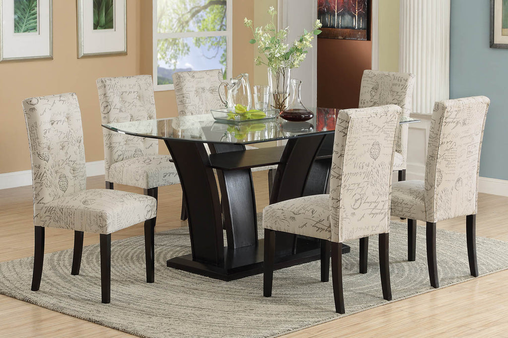 7 Piece Dark Chocolate Dinette