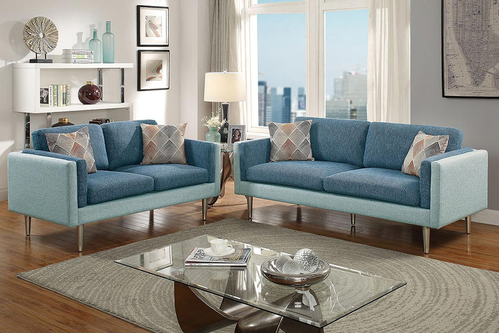 2 Pcs Modern Sofa Set- color option