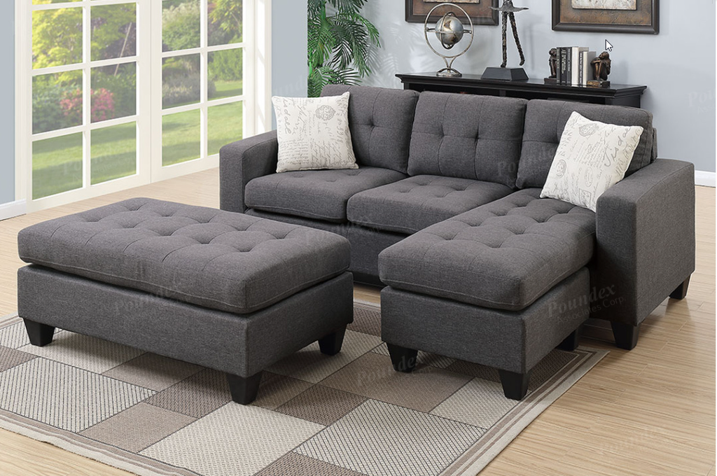 Sectional with Ottoman
