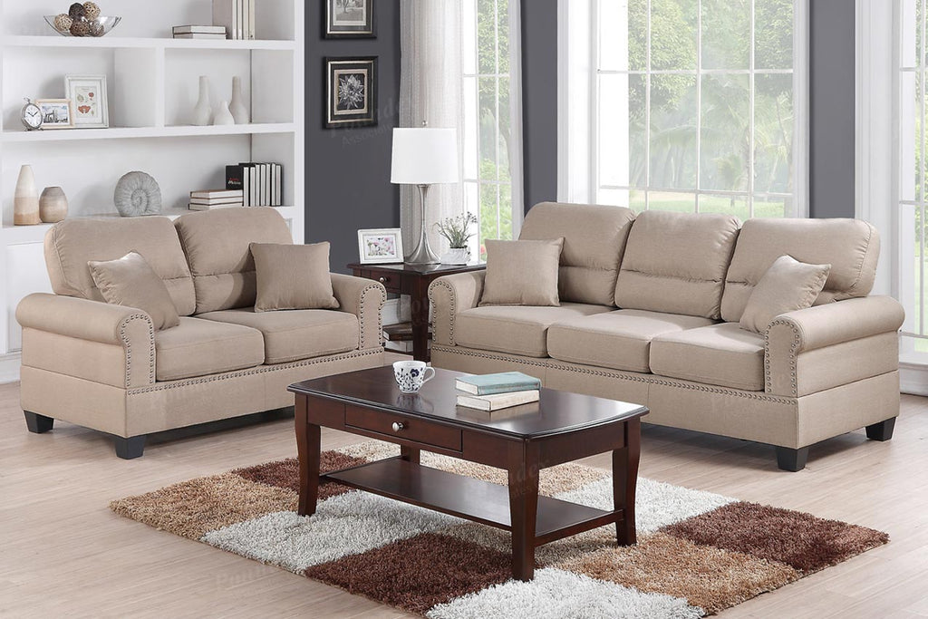 2 Pcs Sand Sofa Set