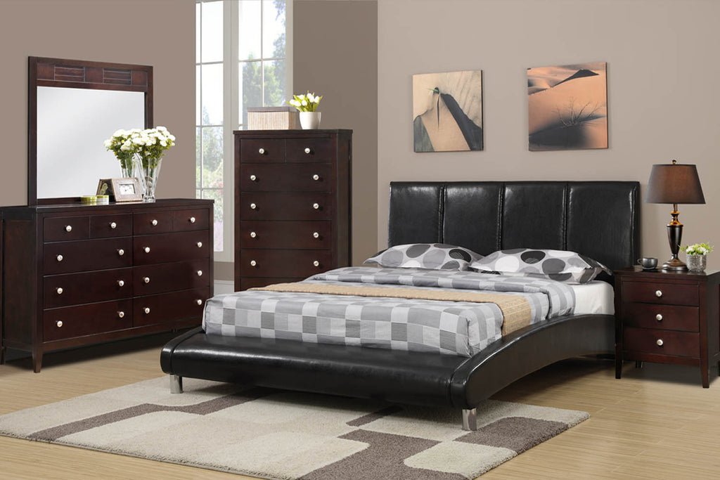 Luxurious Architecture Upholstered Queen Bed Frame
