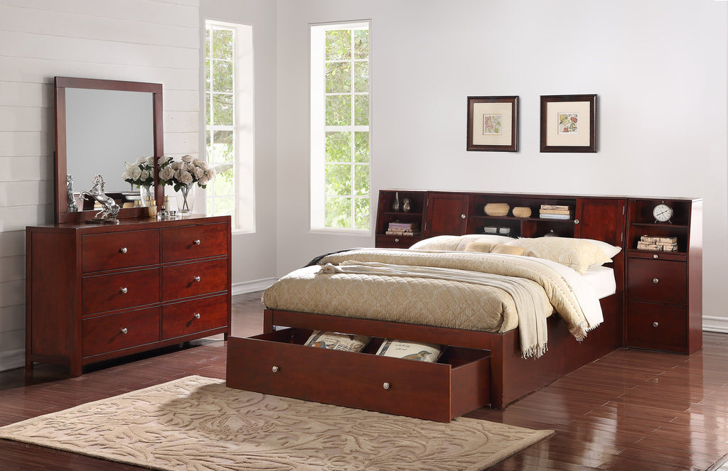 Bed Frame with Large Footboard Drawer