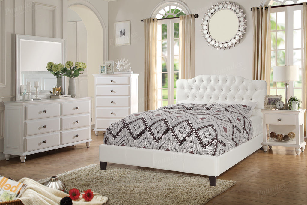 Faux Leather Bed Fame