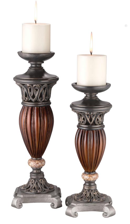2 Pcs Candle Holder Set