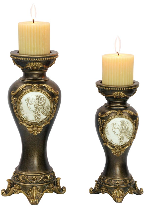 2 Pcs Candle Holder Set
