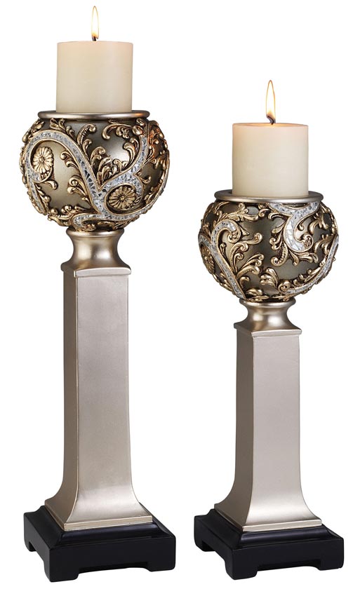 2 Pcs Candle Holder Set
