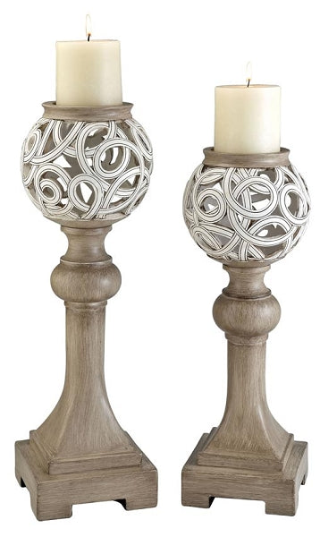 2 Pcs Candle Holder Set