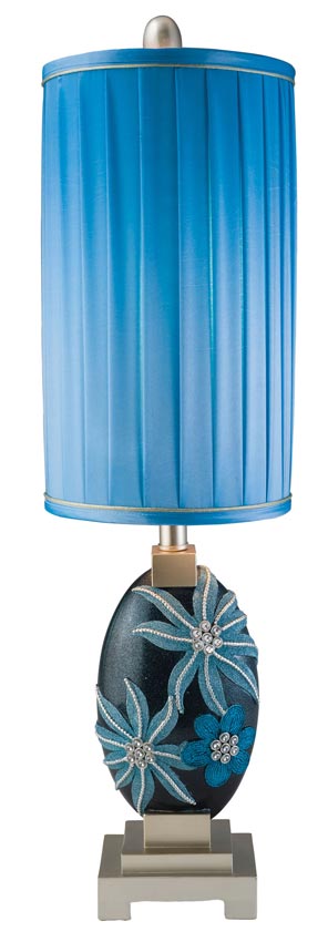 Blue Table Lamp