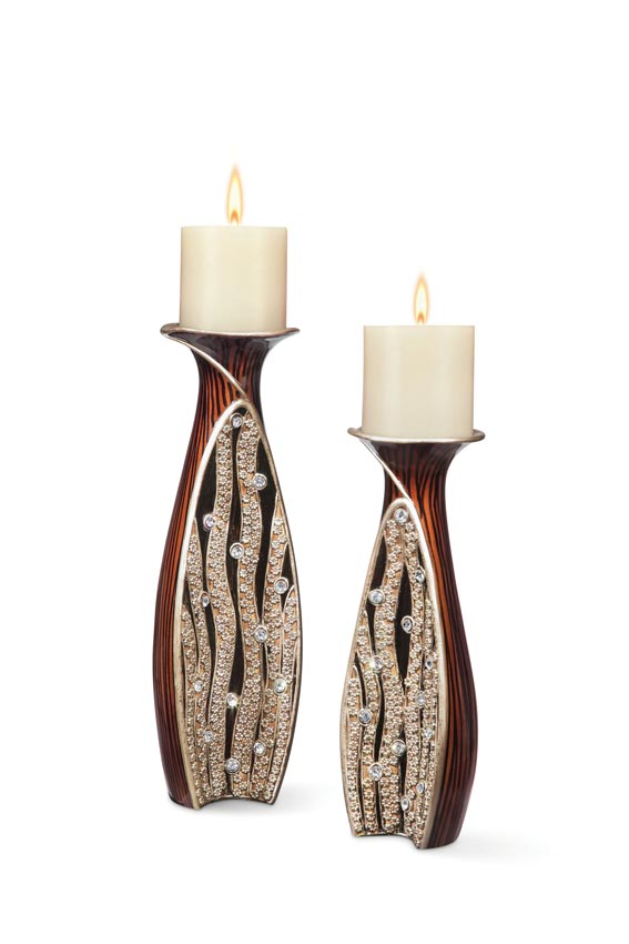 2 Pcs Candle Holder Set