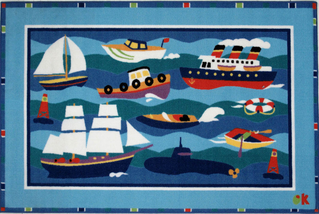 Boats and Buoys Children's Rugs