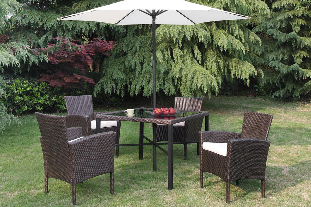 6 Pcs Outdoor Table Set