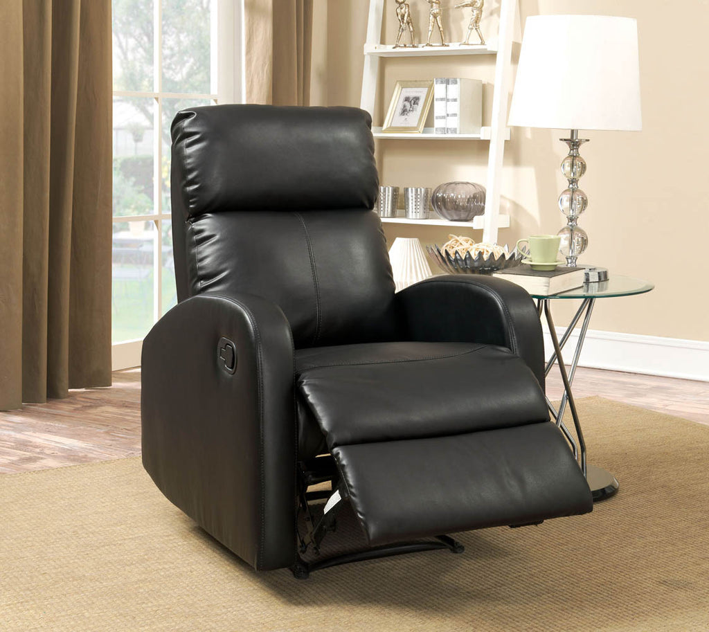 Black Leather Recliner
