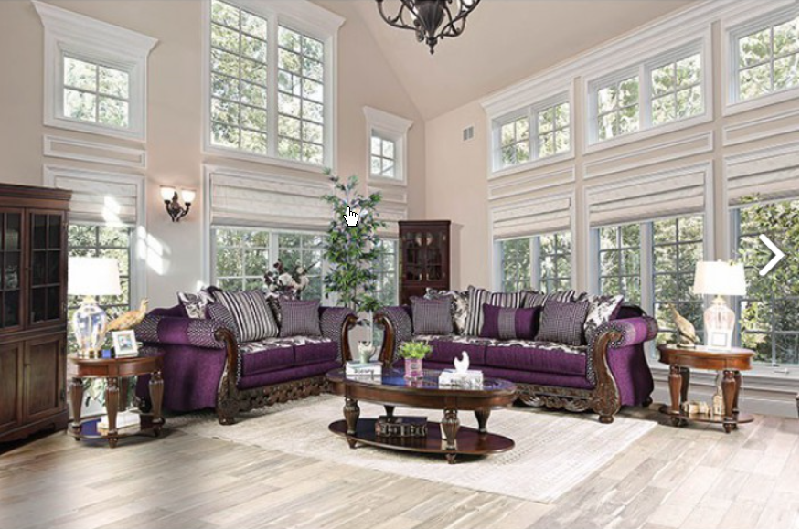 2 Pcs Emilia Collection Sofas set