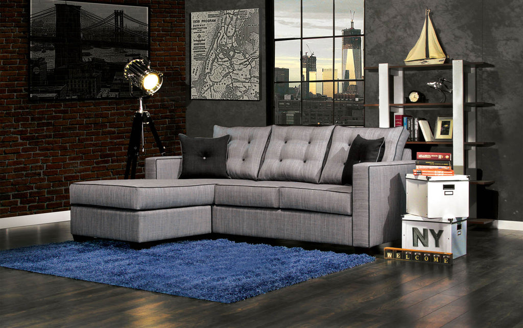 Modern Gray Sectional