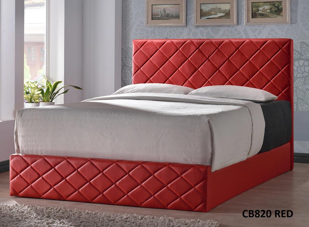 Queen Red Bed Frame