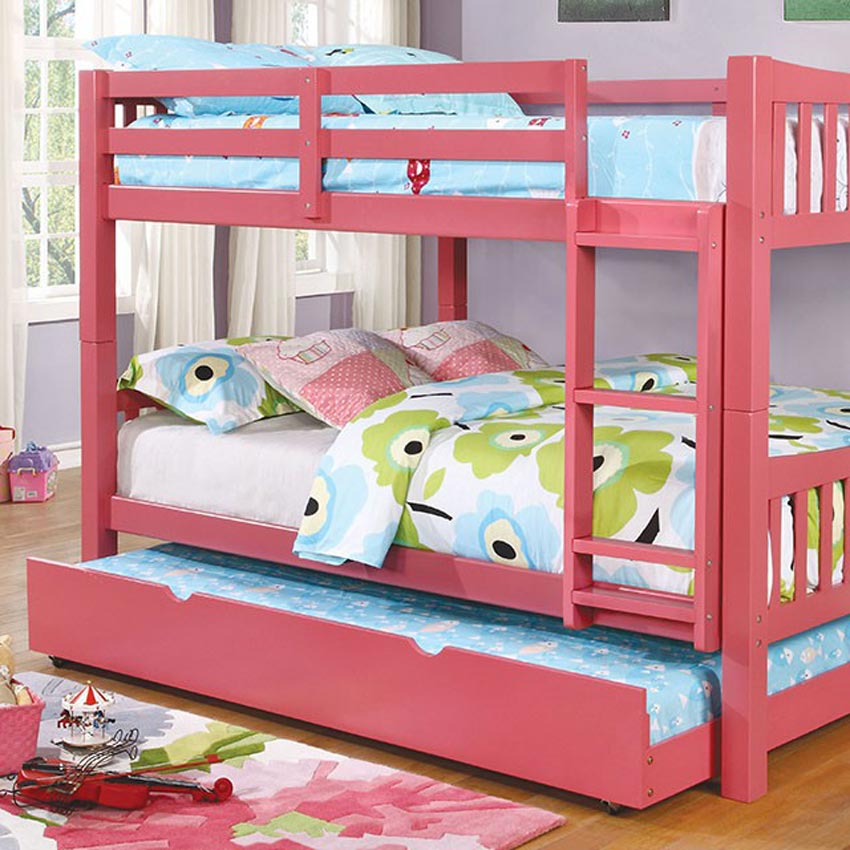 Full/ Full Wooden Bunk Bed