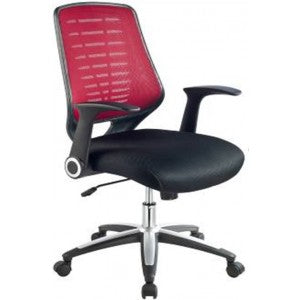 Modrest Diplomat Modern Black and Red Office Chair