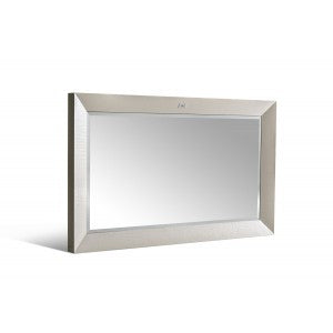 A&X Glam Modern Champagne Crocodile Mirror