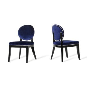 Isabella - Modern Blue Dining Chair (Set of 2)