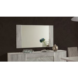 Nova Domus Alexa Italian Modern Grey Buffet Mirror