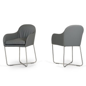 Modrest Sweeny Modern Grey Dining Chair