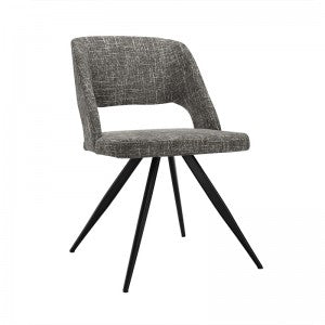 Palmer - Modern Grey Fabric Dining Chair (Set of 2)