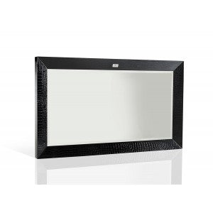 A&X Glam Modern Black Crocodile Mirror