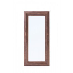Modrest Calem Modern Walnut Floor Mirror