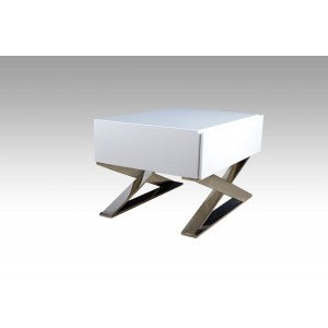 Modrest Canton Modern White Nightstand