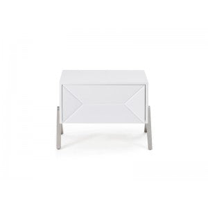 Modrest Candid Modern White Nightstand
