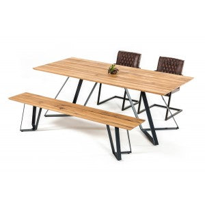 Nova Domus Pisa Modern Drift Oak Dining Table