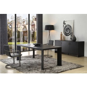 Modrest Wales Modern Smoked Ash Dining Table