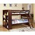 Book Case Espresso Finish Twin/Twin Bunk Bed