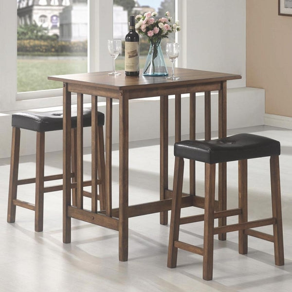3 Pcs Brown Pub Set