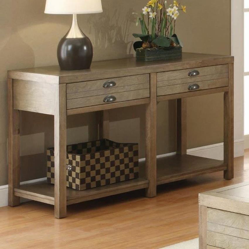 Sofa Table with Two Drawers