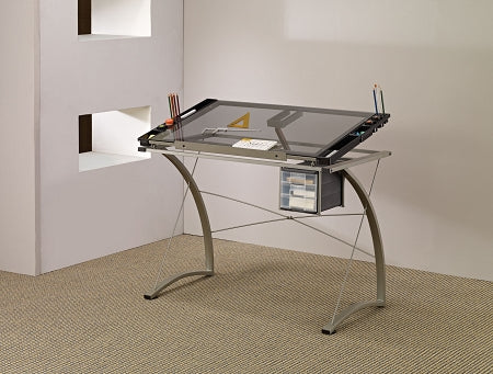 Dark Grey Artist Drafting Table Desks