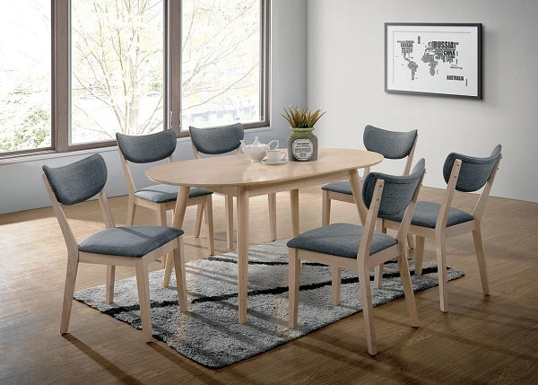 5 pcs Kochab Oval Dining Table