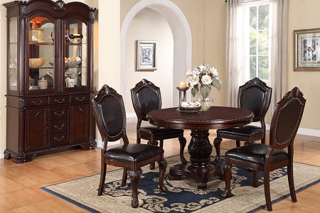 5 Piece Cappuccino Formal Dining Set
