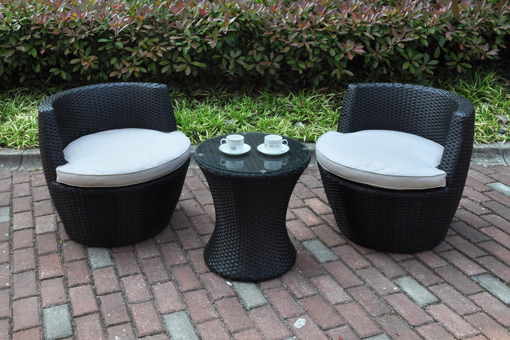 3 Pcs Patio Conversation Set-color option