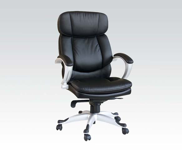 Black Leather Office Chair