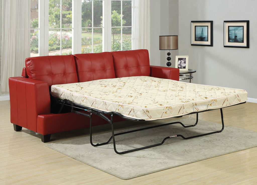 Leatherette Queen Sofa Bed- color option