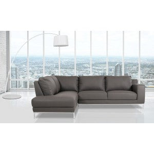 Divani Casa Primrose - Modern Eco-Leather Sectional Sofa