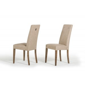 Modrest Athen Italian Modern Dining Chair w/ Buttons (Set of 2)