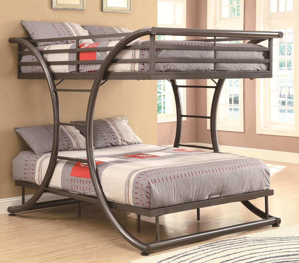 Bunks Full/Full Contemporary Bunk Bed
